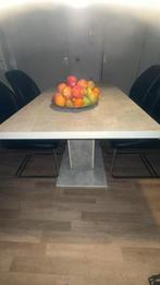 Eettafelset, Salontafel & Kast, Kunststof, Gebruikt, 100 tot 150 cm, Ophalen of Verzenden