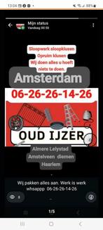 Oudijzer ophaalservice  06-26-26-14-26, Ophalen