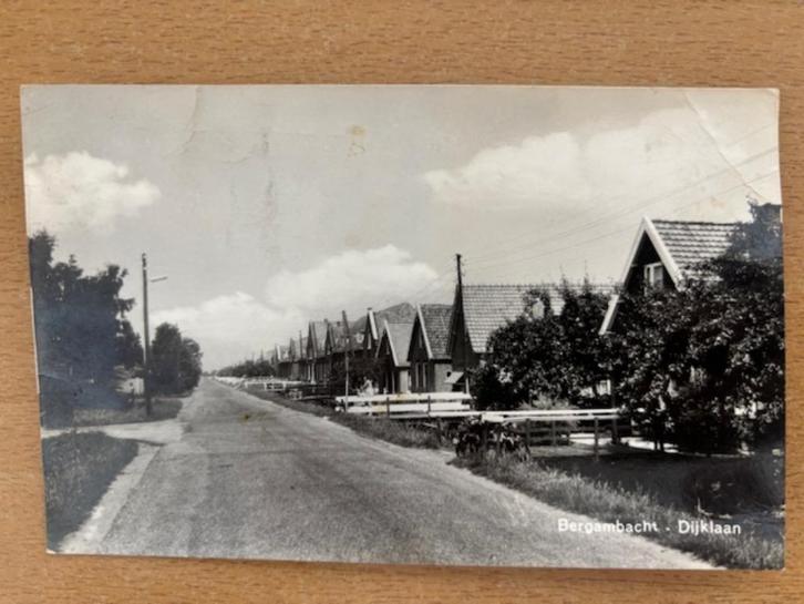 Bergambacht - Dijklaan, Verzamelen, Ansichtkaarten | Nederland, Gelopen, Zuid-Holland, Verzenden