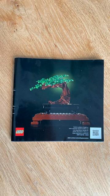 Lego 10281 Bonsaiboomje handleiding beschikbaar voor biedingen