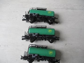   Roco Tank Wagens BP no 56263 3x beschikbaar voor biedingen