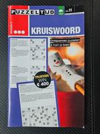 Puzzeltijd kruiswoord nr 11 niveau 3 (gratis bij aanschaf), Hobby en Vrije tijd, Denksport en Puzzels, Ophalen of Verzenden, Nieuw