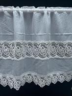 Valletje / gordijn wit hoogte 53cm, Wit, Ophalen of Verzenden, Zo goed als nieuw, 200 cm of meer
