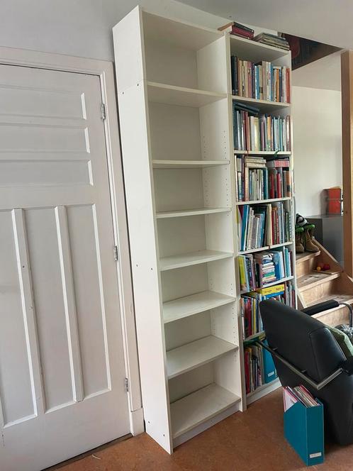 Boekenkast Billy + opzet IKEA (236h x 60b) wit, goede staat., Huis en Inrichting, Kasten | Boekenkasten, Gebruikt, 50 tot 100 cm
