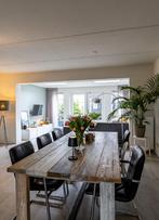 Robuste moderne kloostertafel 77x99x220cm, Huis en Inrichting, Ophalen, Gebruikt, 200 cm of meer, 50 tot 100 cm