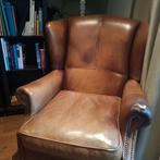 Leren fauteuil - Opknapper, Huis en Inrichting, Fauteuils, Ophalen of Verzenden
