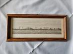 leuk eiken lijstje met skyline Rotterdam, Minder dan 50 cm, Gebruikt, Ophalen of Verzenden, Minder dan 50 cm