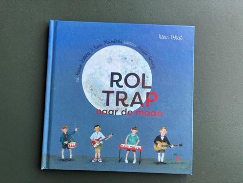 Roltrap naar de maan - Koos Meinderts & Annette Fienieg, Boeken, Prentenboeken en Plaatjesalbums, Gelezen, Prentenboek, Verzenden