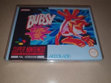 Bubsy SNES Game Case