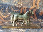 Mooie originele antieke brievenhouder met een paard 20,2 cm., Antiek en Kunst, Antiek | Koper en Brons, Ophalen of Verzenden, Koper