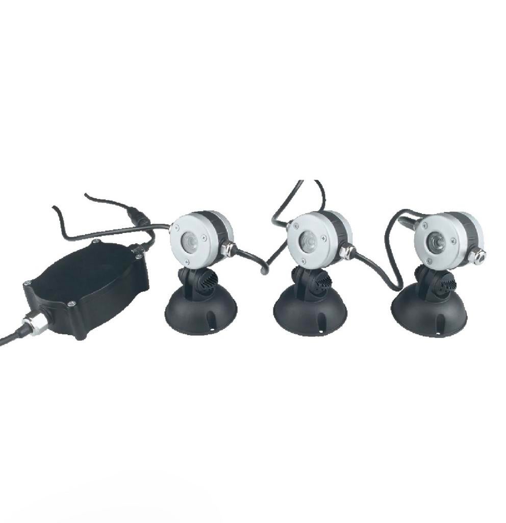 OASE LUMINIS VIJVER 3 SPOTS LED VERLICHTING LAMPEN, Ophalen of Verzenden, Nieuw, Vijververlichting