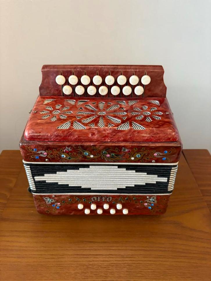 Kleine Otto Accordeon - Knopaccordeon, Muziek en Instrumenten, Accordeons, Gebruikt, Knopaccordeon, Overige formaten, Overige merken
