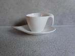 Kop en schotel 150 ml. Wit Flow Villeroy & Boch, Ophalen of Verzenden, Zo goed als nieuw, Overige stijlen, Kop(pen) en/of Schotel(s)