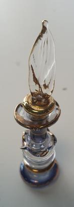 Handgeblazen parfumflesje, Antiek en Kunst, Antiek | Glas en Kristal, Ophalen of Verzenden