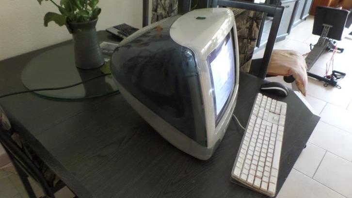 Computer, Apple, IMAC, 2001, C/W keyboard/muis-(#8650), Computers en Software, Apple Desktops, Gebruikt, iMac, HDD, Ophalen