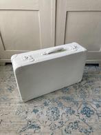 Brocante Retro - Koffer wit - jaren 60 , Ophalen of Verzenden
