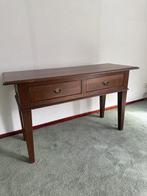 Houten sidetable, Huis en Inrichting, Tafels | Sidetables, Ophalen, Gebruikt, 100 tot 150 cm, Eikenhout
