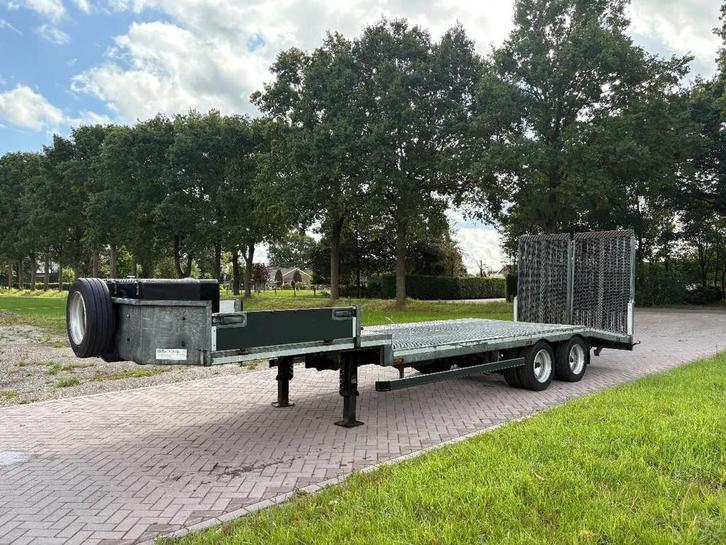 kuiper 15 Ton CE Oplegger semi dieplader (bj 2008), Auto's, Vrachtwagens, Bedrijf, Te koop, Aanhangers en Opleggers, Overige brandstoffen