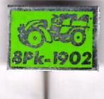 8 PK-1902 groen op aluminium oldtimer auto speldje ( A_047 ), Verzamelen, Speldjes, Pins en Buttons, Verzenden, Zo goed als nieuw