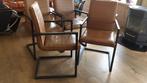 Bieden 4bruine stoelen, Huis en Inrichting, Stoelen, Ophalen, Gebruikt, Bruin