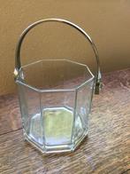 IJsemmer‘Arca Luminarc’met Aluminium Hengsel 8 kantig model., Antiek en Kunst, Antiek | Glas en Kristal, Ophalen of Verzenden