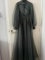 Abiye/ gelegenheidsjurk, Maat 38/40 (M), Galajurk, Blauw, Ophalen of Verzenden