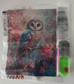 Diamond Painting Uil 30x40 rond Nieuw, Hobby en Vrije tijd, Ophalen of Verzenden, Nieuw, Knutselwerk