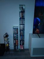 Cd dvd rek toren, Huis en Inrichting, Ophalen, 25 tot 75 discs, Cd's of Dvd's, Glas