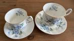 Paragon (Forget Me Not) kop & schotel – set van 2, Ophalen of Verzenden, Zo goed als nieuw, Porselein, Kop en/of schotel