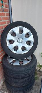 4 velgen met zomerbanden Opel Meriva, Auto diversen, Wieldoppen, Ophalen, Gebruikt