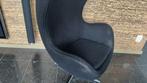 Arne Jacobsen Egg Chair - Zwart replica, Huis en Inrichting, Stoelen, Ophalen, Gebruikt, Zwart, Metaal