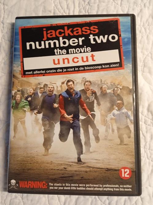 Jackass number two the movie, Cd's en Dvd's, Dvd's | Komedie, Zo goed als nieuw, Actiekomedie, Vanaf 12 jaar, Ophalen of Verzenden