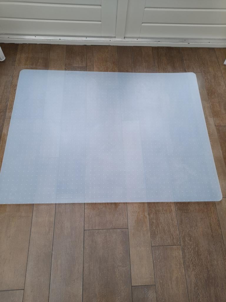 Vloerbescherming Ikea 124 x 90 voor bureaustoel ., Ophalen of Verzenden, Zo goed als nieuw