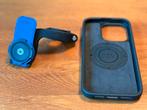 Quadlock front mount pro inclusief iPhone 14 Pro Case, Telecommunicatie, Telefoonhouders, Ophalen of Verzenden, Zo goed als nieuw