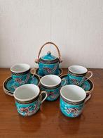 Porselein eierschaal servies Chinees handbeschilderd, Verzenden