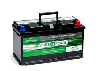 Aces Lithium Accu 12V 150Ah met heater, Caravans en Kamperen, Camper-accessoires, Nieuw, Ophalen of Verzenden