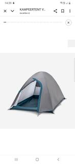3x quechua kampeertentje, Ophalen, Zo goed als nieuw, Tot en met 2