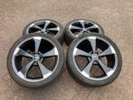 19 inch originele Audi Q2 Rotor velgen + banden 5x112 81A, Gebruikt, Banden en Velgen, 235 mm, Personenwagen