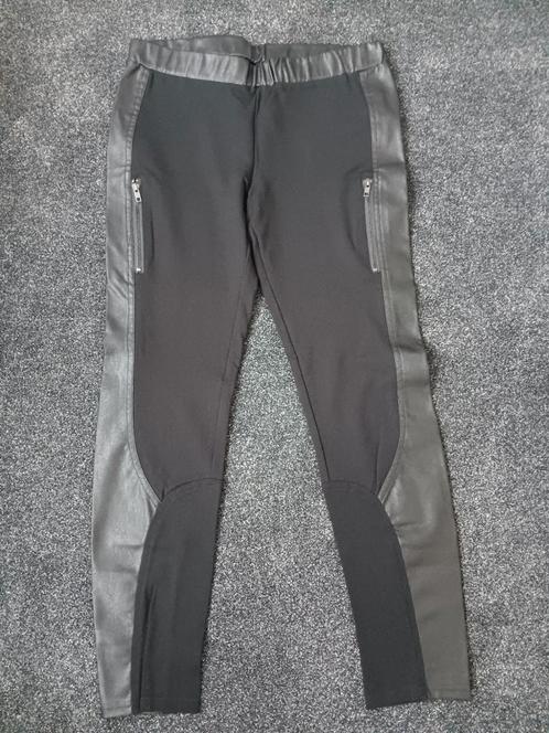 Te Koop: NU DENMARK Tregging/Broek, mt XL.  Zwart., Kleding | Dames, Broeken en Pantalons, Zo goed als nieuw, Maat 42/44 (L), Zwart