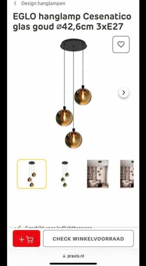 Cesenatio lampen set 3 soorten nieuw in doos, Huis en Inrichting, Lampen | Hanglampen, Nieuw, Minder dan 50 cm, Glas, Ophalen