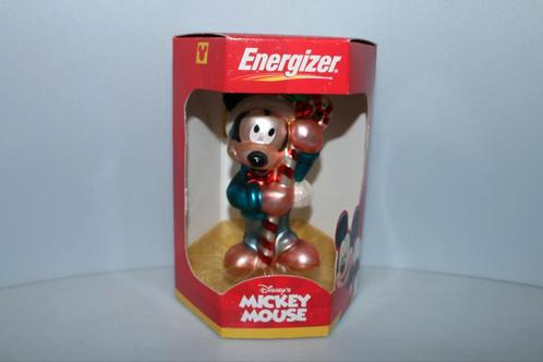 Mickey Mouse Energizer vintage kerstbal glas 2000, Verzamelen, Disney, Nieuw, Beeldje of Figuurtje, Mickey Mouse, Ophalen of Verzenden