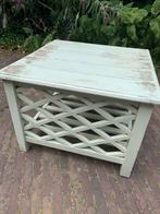Houten witte tuintafel GRATIS, Tuin en Terras, Ophalen, Gebruikt, Rechthoekig, Hout