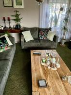 Bankstel 2,5 & 2 zits Grijs/Groen Modern, Ophalen, Zo goed als nieuw