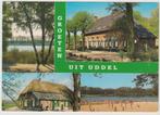 Uddel Groeten 4 luik Natuur Boerdrij Strand Ongelopen, Verzenden, 1980 tot heden, Gelopen, Gelderland