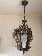 Antiek Bronzen Hanglamp lantaarn, Antiek en Kunst, Antiek | Lampen, Ophalen