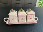 Villeroy & Boch Petite Fleur Charm Marmelade Potjes op Tree, Huis en Inrichting, Overige typen, Nieuw, Ophalen of Verzenden, Overige stijlen