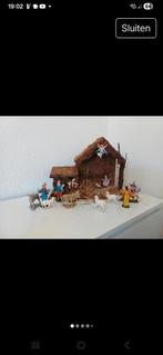 Kerststal met figuren, Antiek en Kunst, Antiek | Religie, Ophalen