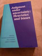 Judgment under uncertainty: Heuristics and biases, Gelezen, Daniel Kahneman, Paul Slovic, Amos Tversky, Ophalen of Verzenden, WO