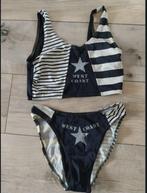 Leuke bikini in zwart en wit maat 38, Ophalen of Verzenden, Gedragen, Overige kleuren, Bikini