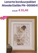 BORDUURPAKKET LANARTE MOTHER’S ️ LOVE, Verzenden, Nieuw, Handborduren, Borduurpakket
